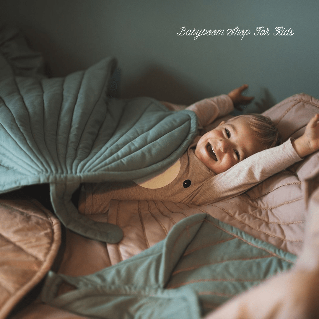 Spielmatte | Krabbeldecke | Dekoration "Palme" | Baumwolle - Gr. L & XL