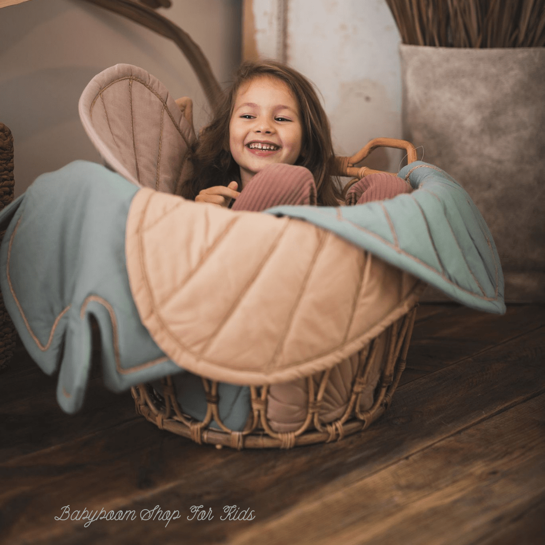 Spielmatte | Krabbeldecke | Dekoration "Palme" | Baumwolle - Gr. L & XL