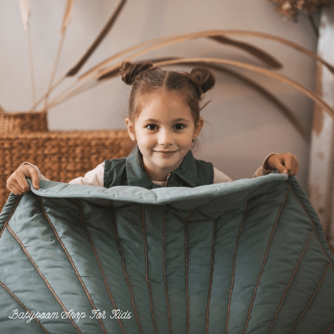 Spielmatte | Krabbeldecke | Dekoration "Palme" | Baumwolle - Gr. L & XL