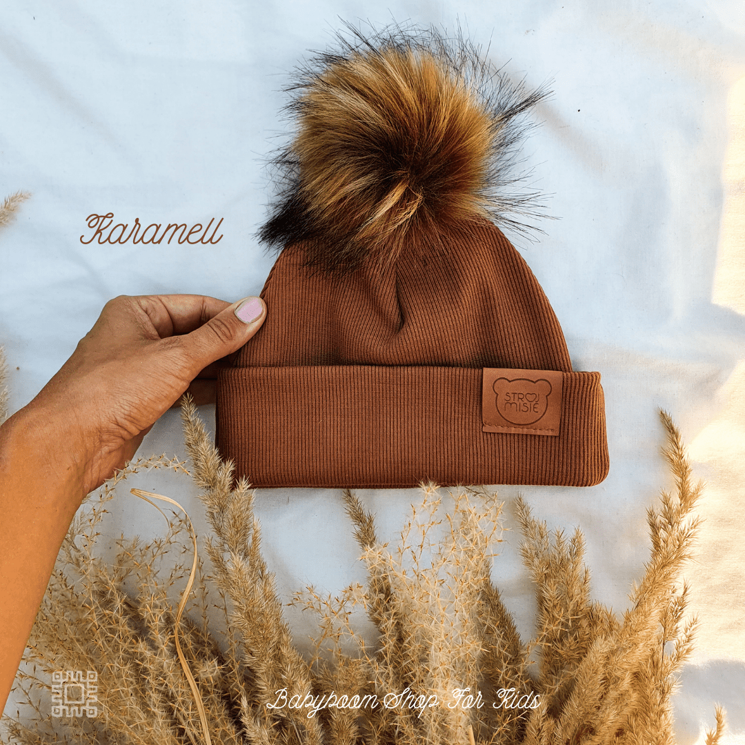 Wintermütze mit Loop aus Baumwolle | Wintermütze | Mehrere Farben & Größen