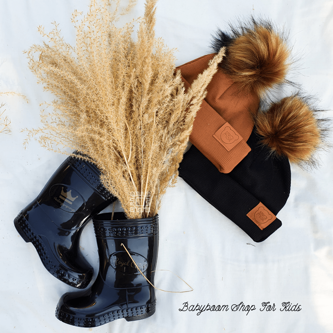 Wintermütze mit Loop aus Baumwolle | Wintermütze | Mehrere Farben & Größen