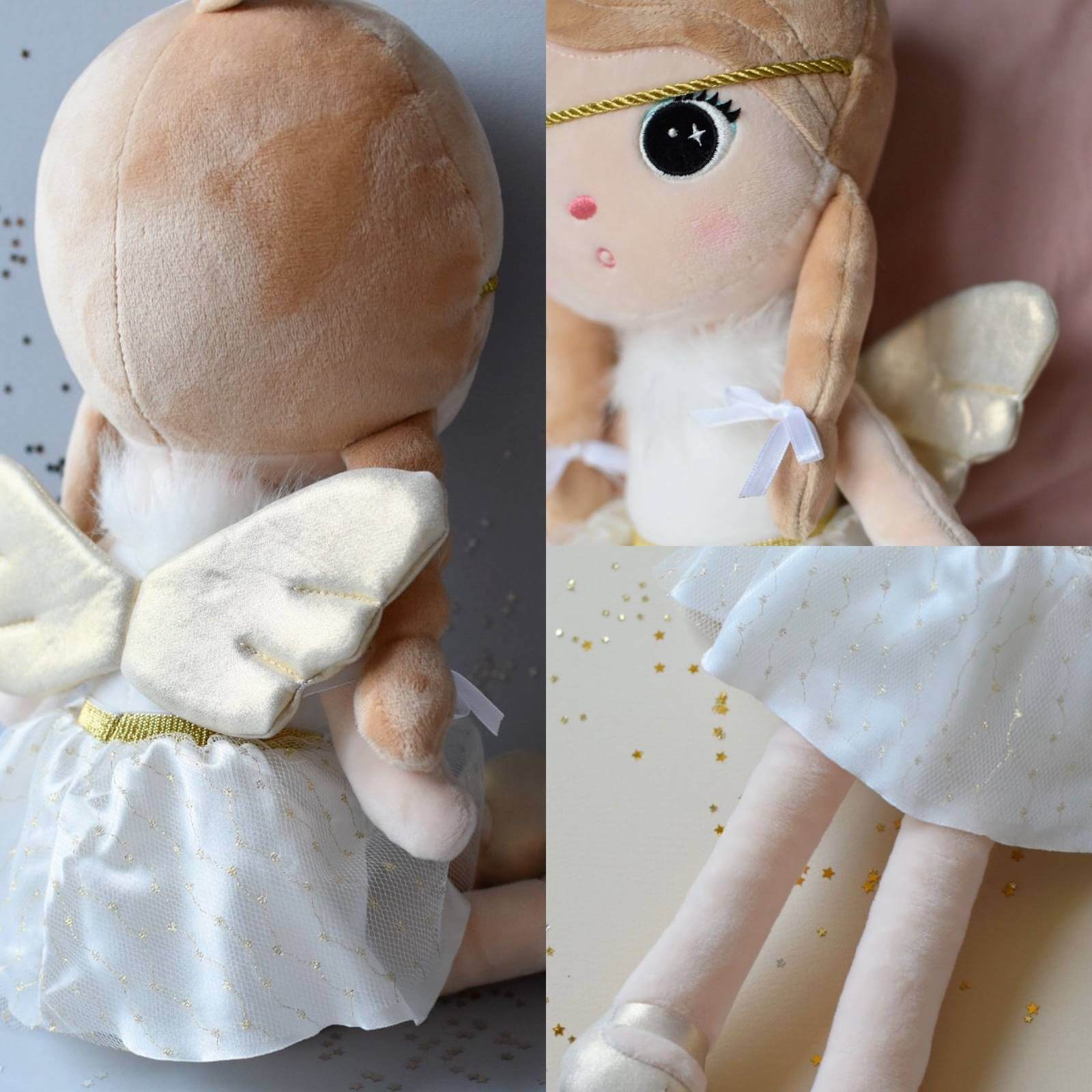 Stoffpuppe White Angel Doll