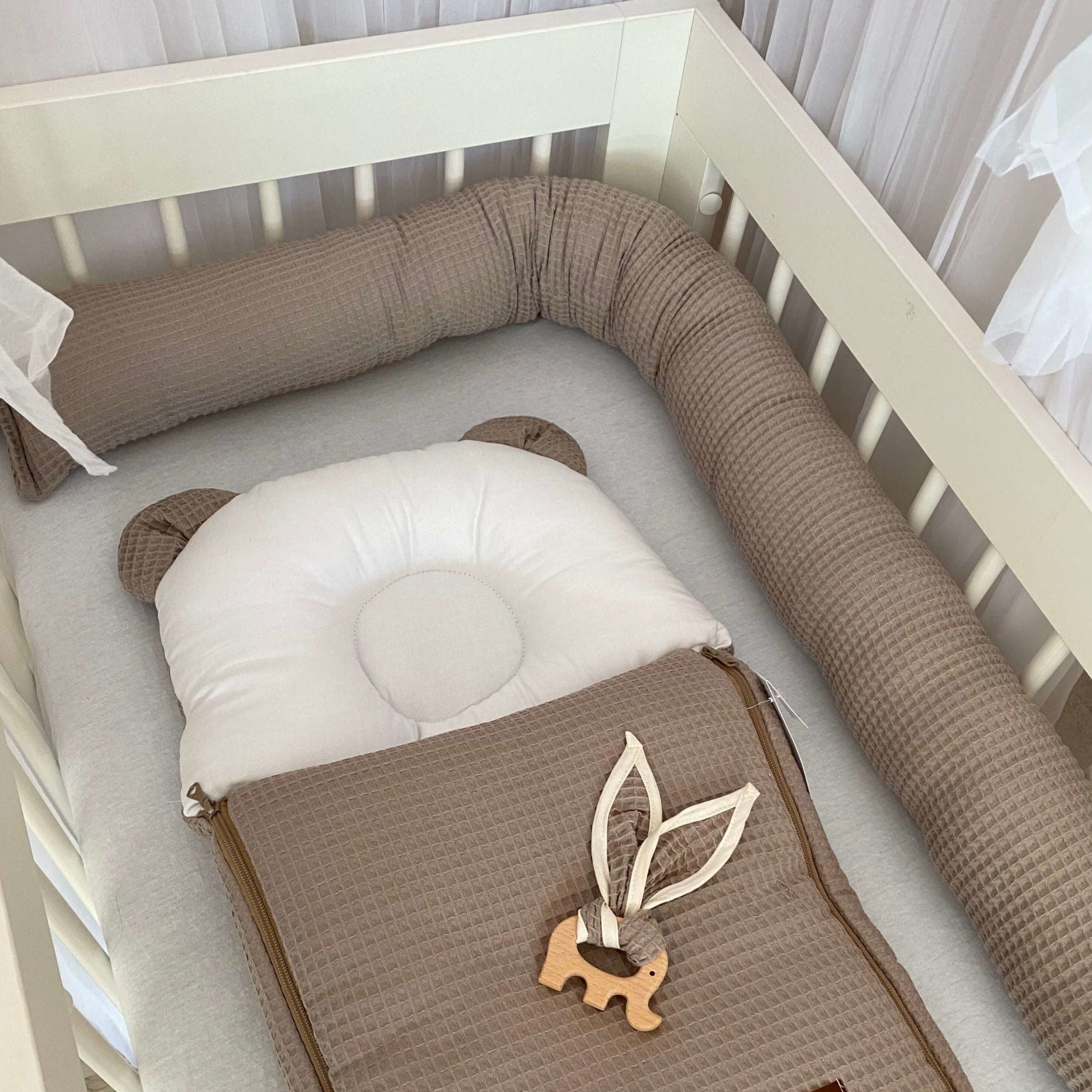 Babyschlafsack aus Premium Baumwolle und Waffelpique, babyboom shop for kids, handmade