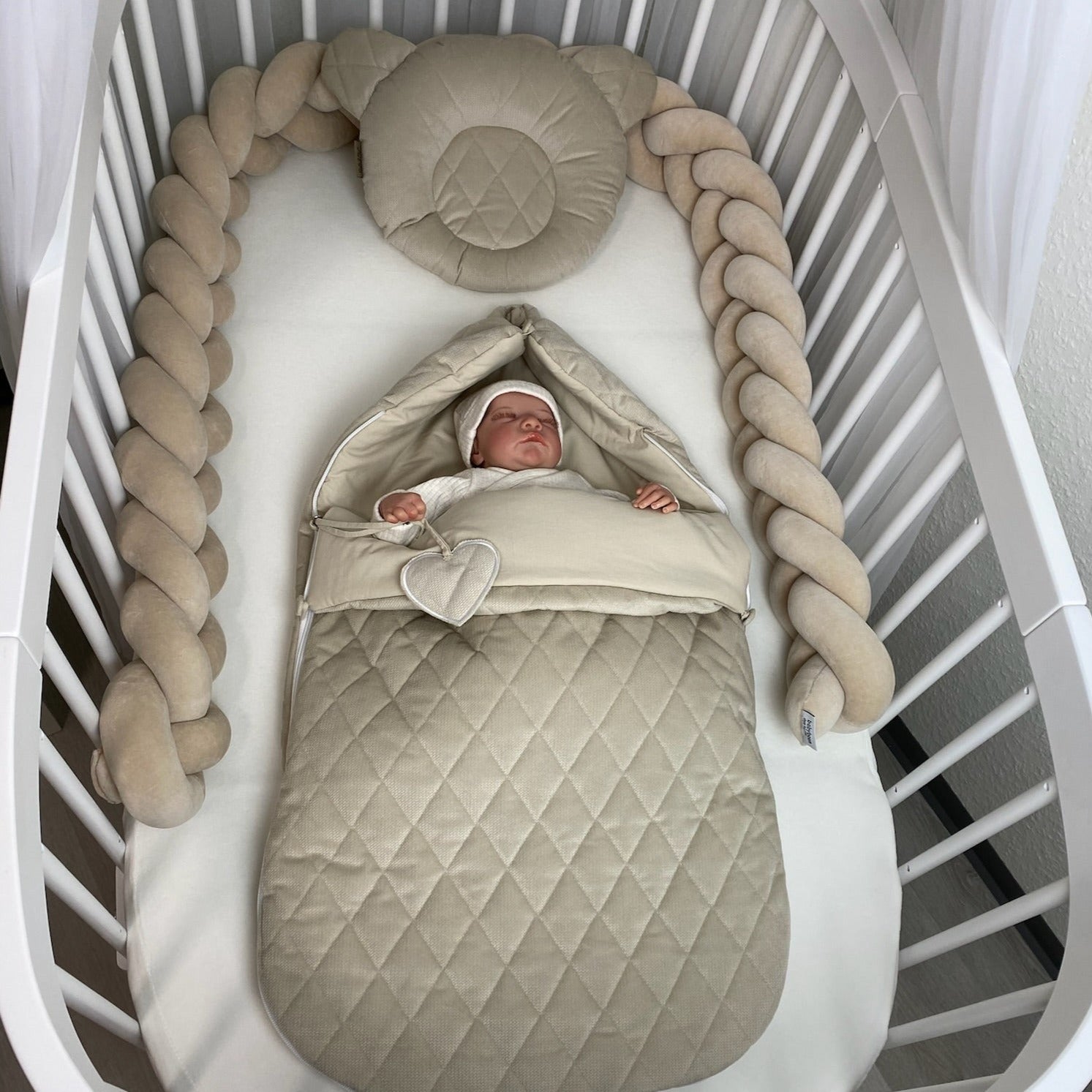 Babyschlafsack | Premium Baumwolle & Samt