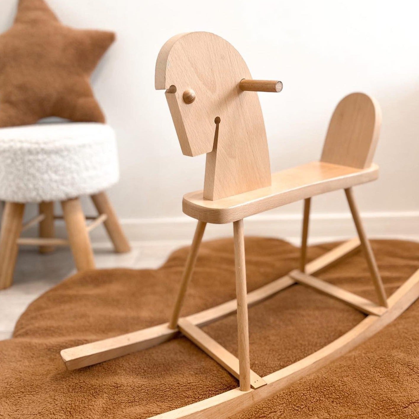 Spielmatte | Krabbeldecke | Dekoration "Wolke" | Teddy-Stoff