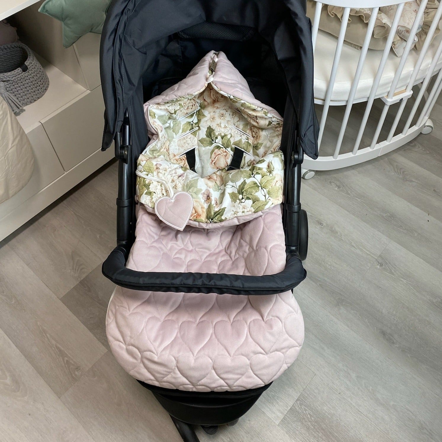 Luxus Ganzjahres-Fußsack für Babys "Gajka" | Samt & Premium Baumwolle