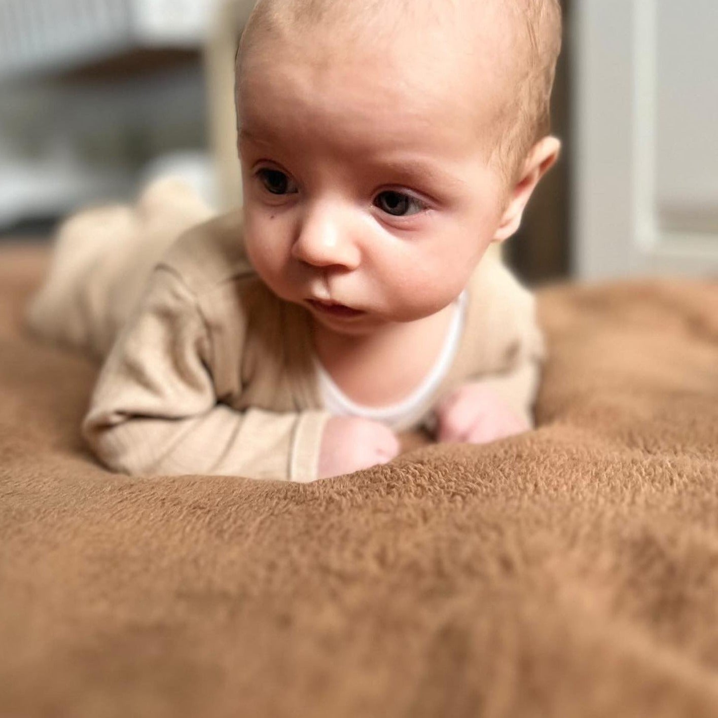 Spielmatte | Krabbeldecke | Dekoration "Wolke" | Teddy-Stoff