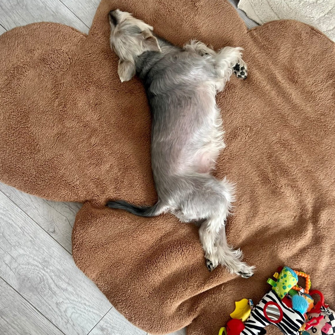 Spielmatte | Krabbeldecke | Dekoration "Wolke" | Teddy-Stoff