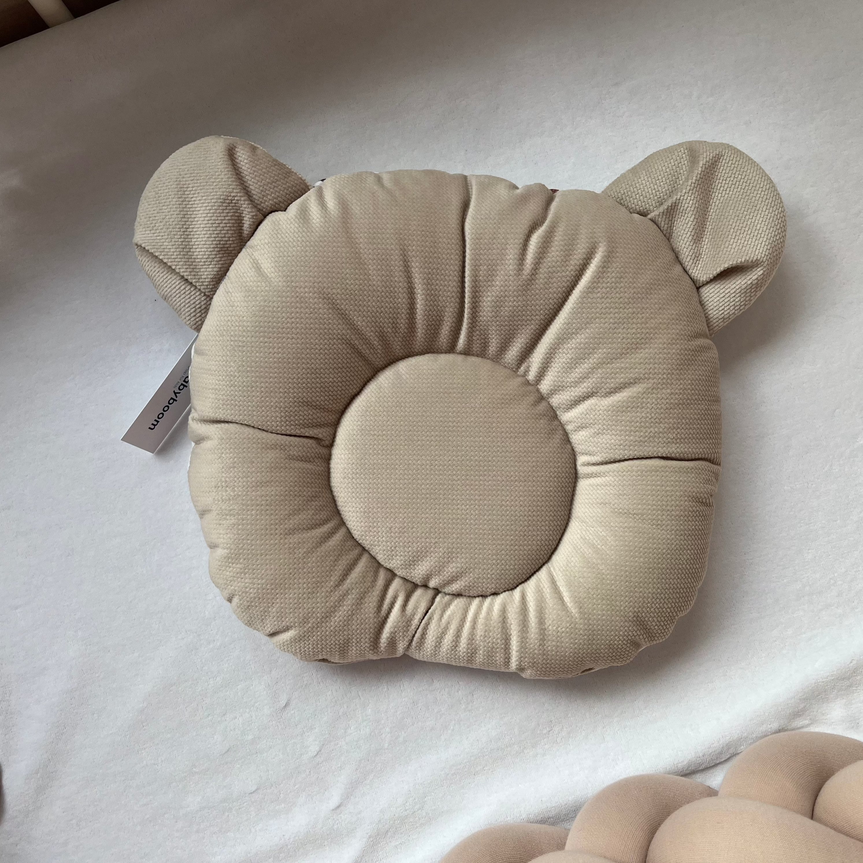 Bärenkissen | Premium Baumwolle & Samt