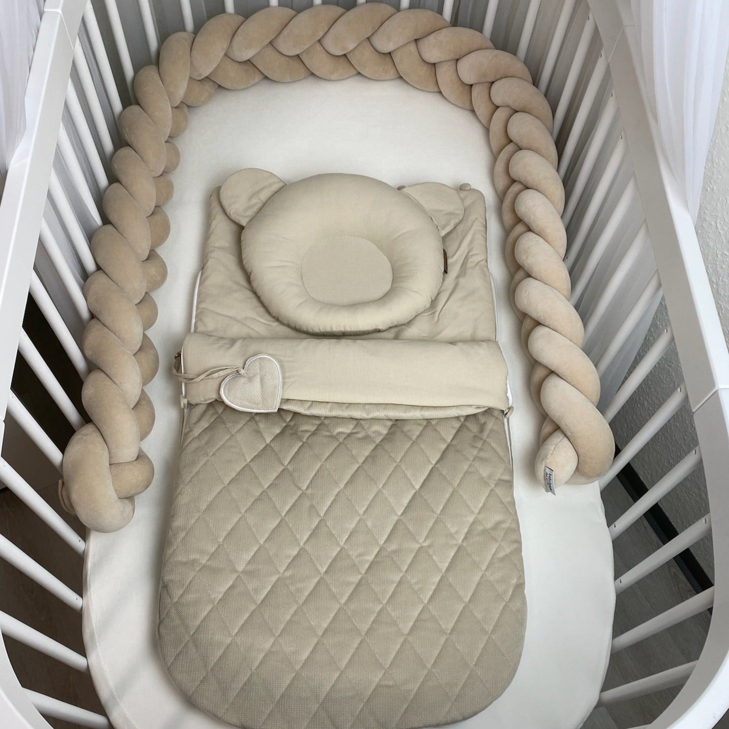 Babyschlafsack | Premium Baumwolle & Samt