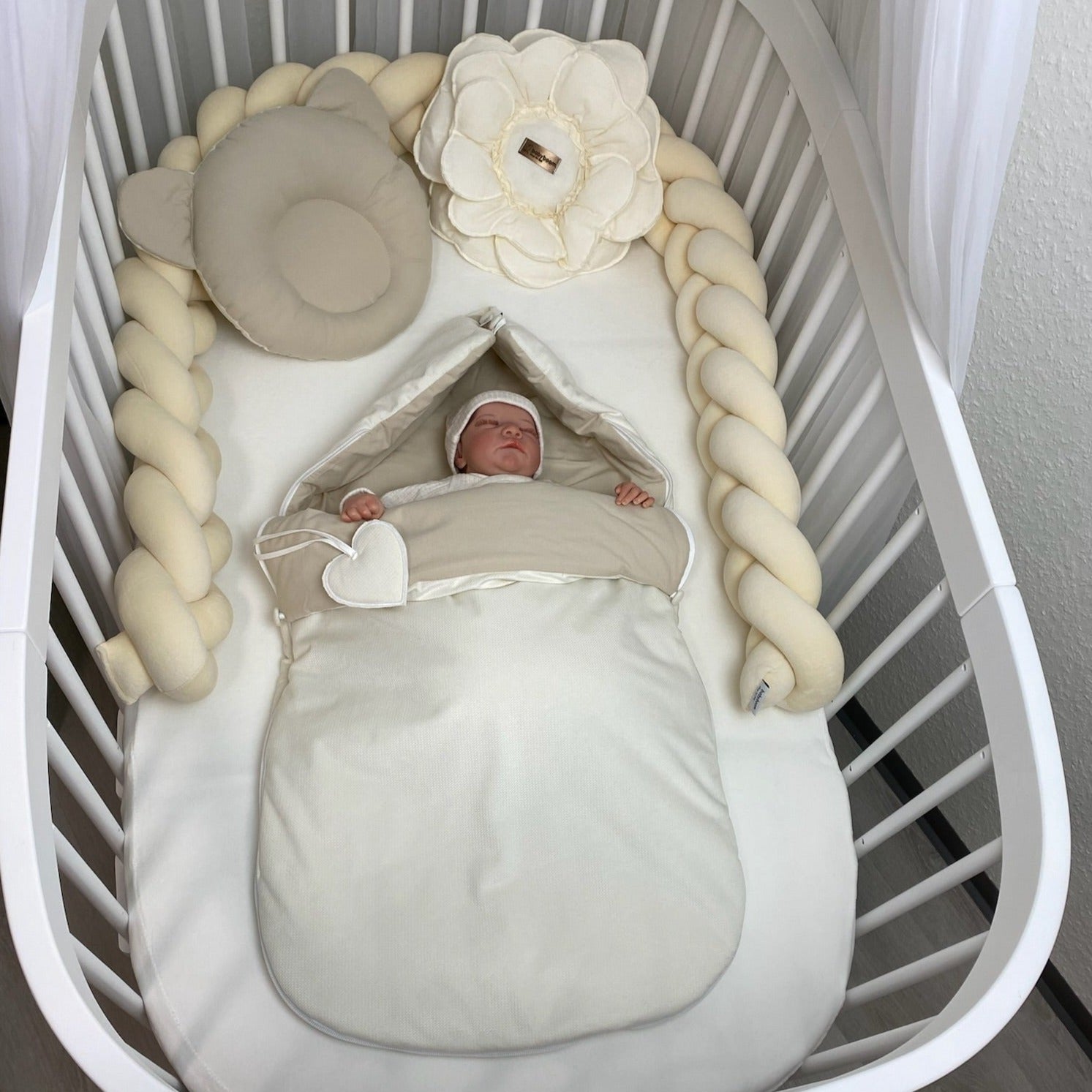 Babyschlafsack | Premium Baumwolle & Samt