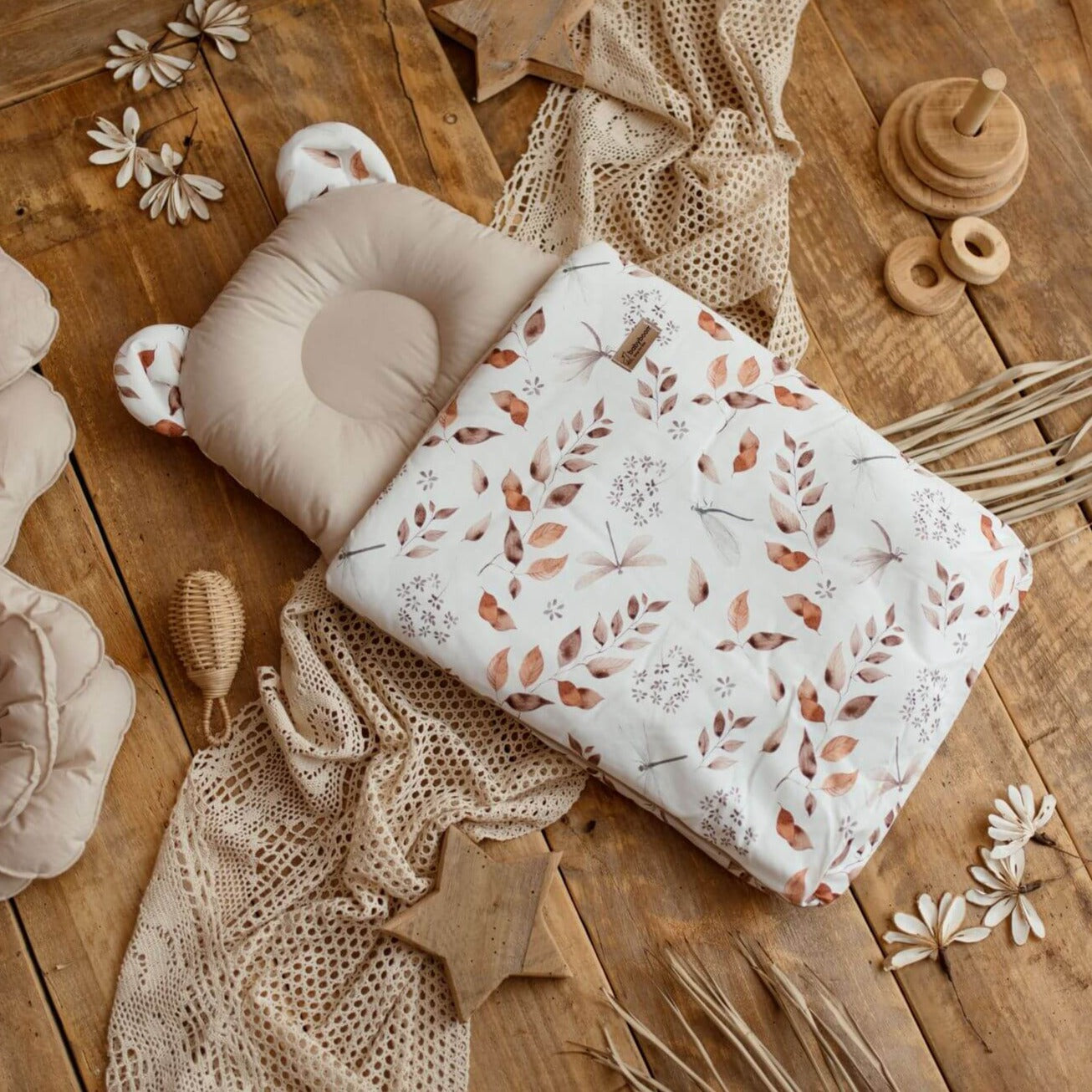 Babyschlafsack mit Bärenohren | Premium Baumwolle