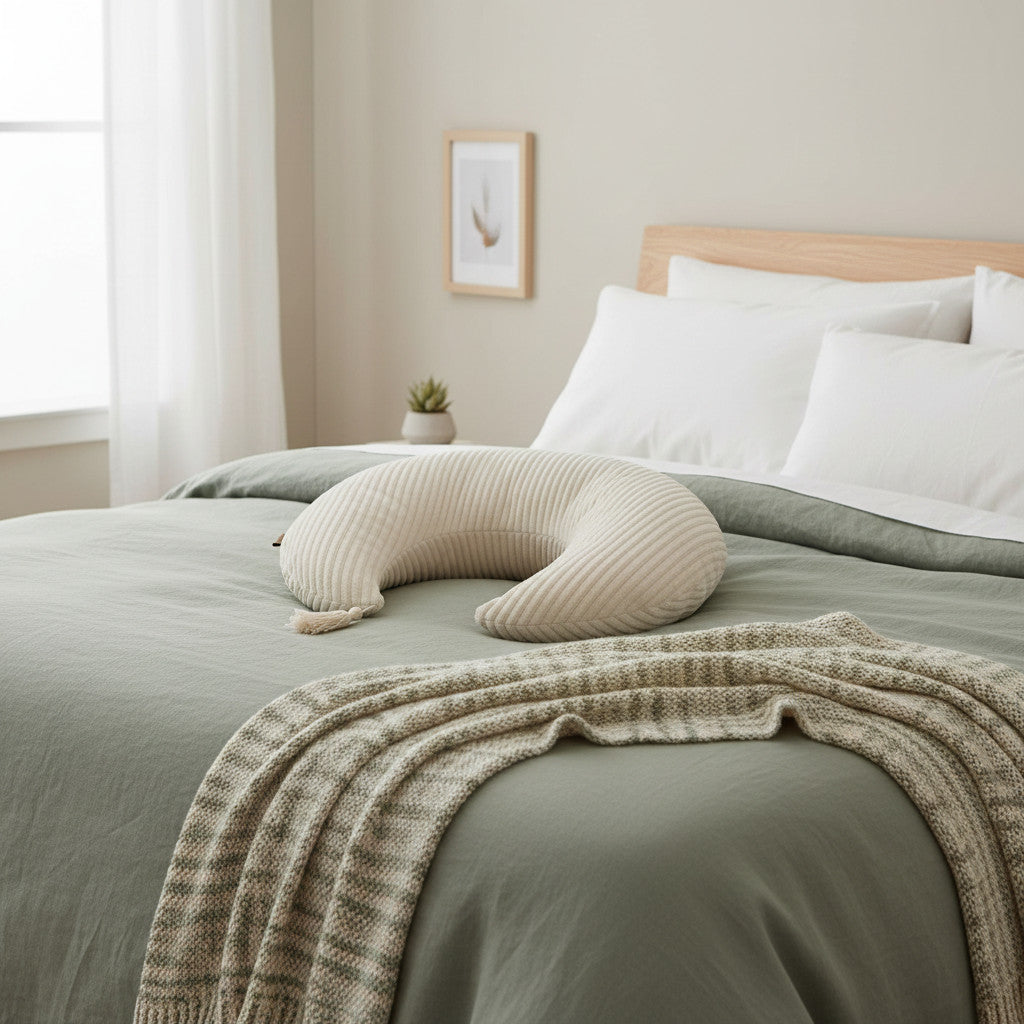 Dekorationskissen Schmetterling mit Bommeln aus Samt, handmade