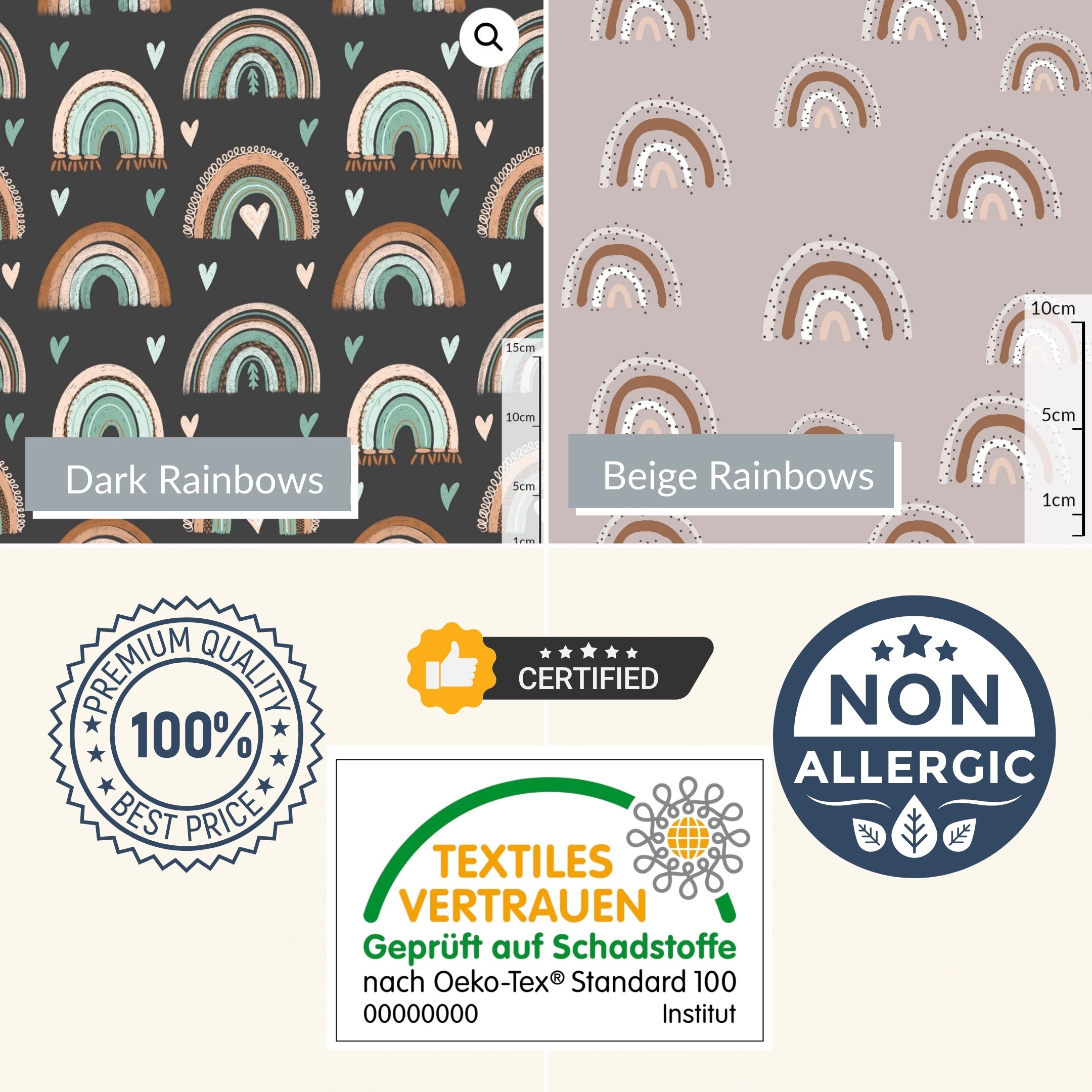 Decke „cutout“ inkl. Kissen mit Bärenohren | Premium Baumwolle & Waffelpique