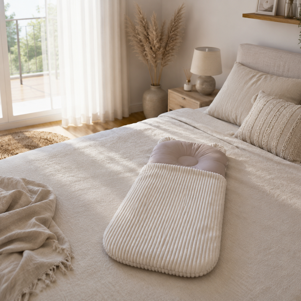 Babyschlafsack mit Bärenohren | Baumwolle & Cord