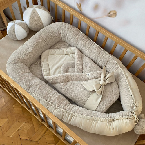 Luxus Babyhörnchen | Premium Baumwolle & Fluffy Teddy