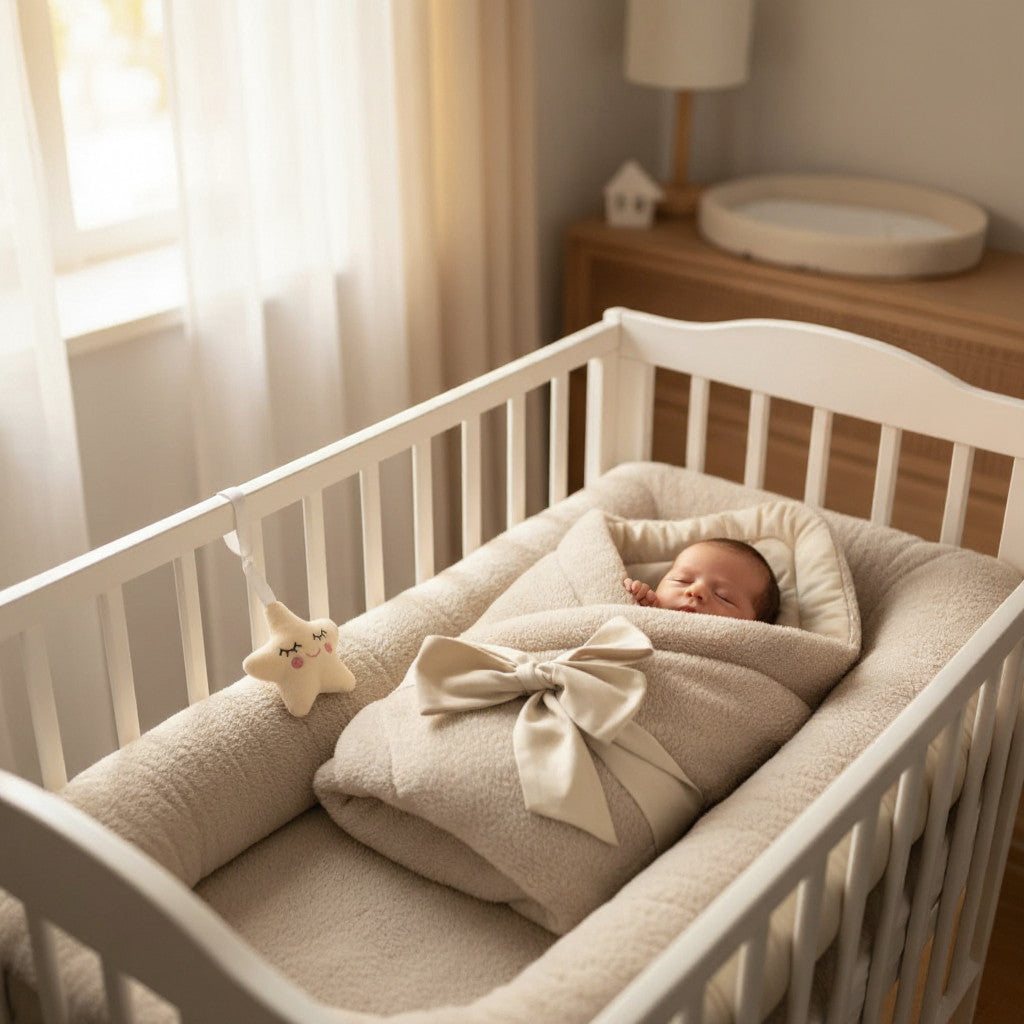 Babyhörnchen Fluffy Teddy | Baumwolle & Teddy-Stoff