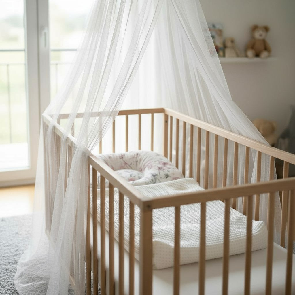 Babyschlafsack mit Bärenohren | Premium Baumwolle & Waffelpique