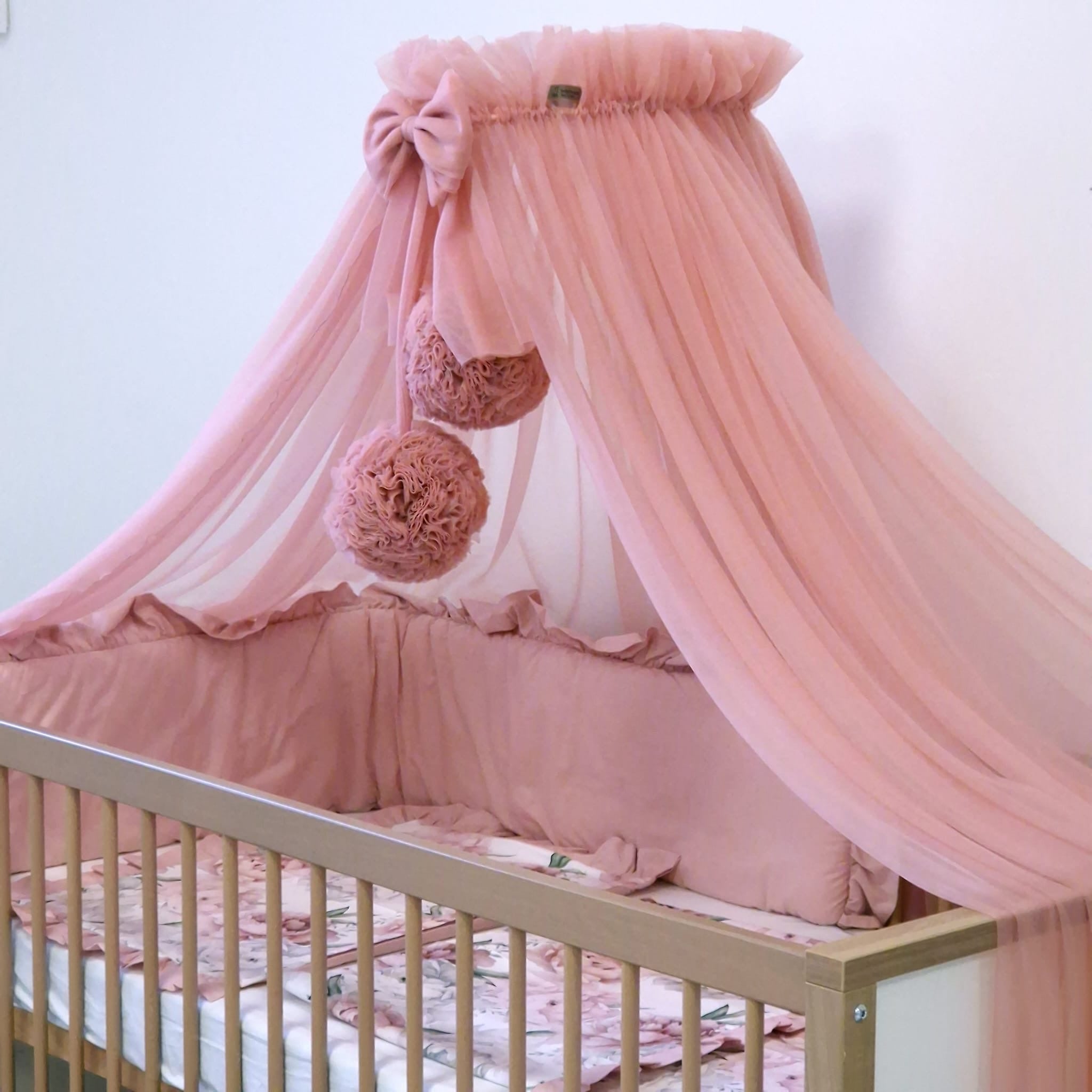 Bettumrandung mit Rüschen | Baumwolle