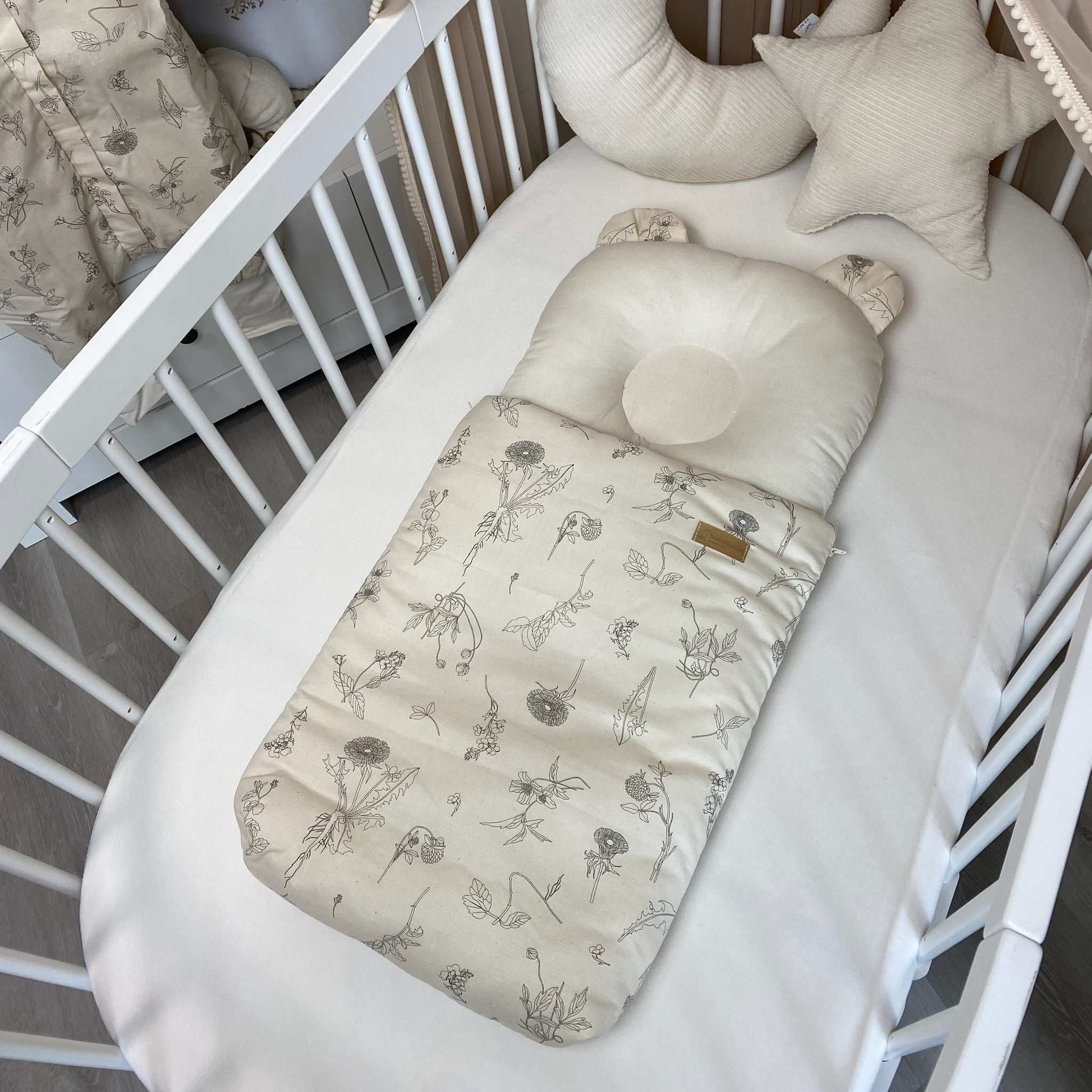 Babyschlafsack mit Bärenohren ORGANIC | ORGANISCHE BIO-BAUMWOLLE