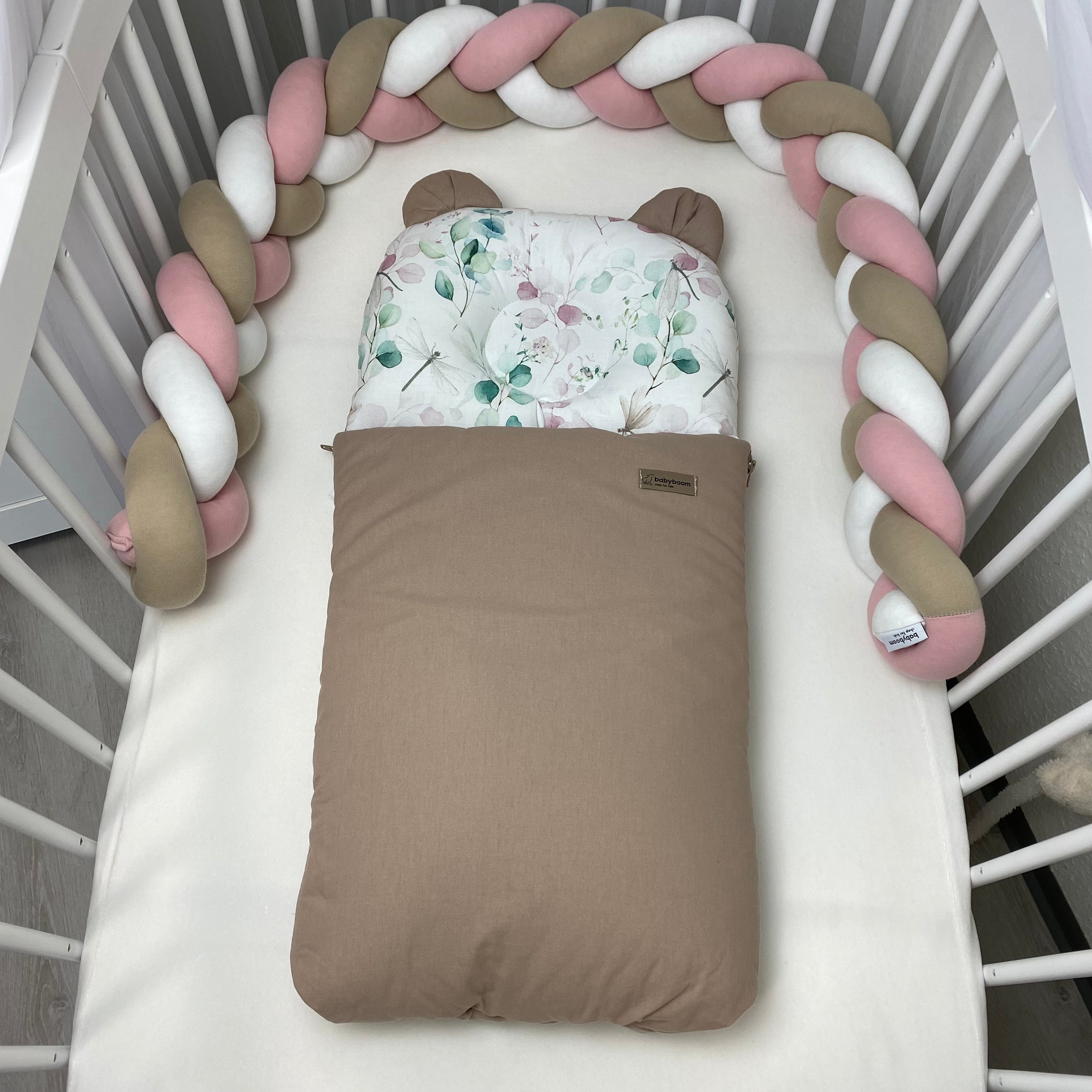 Babyschlafsack mit Bärenohren | Premium Baumwolle