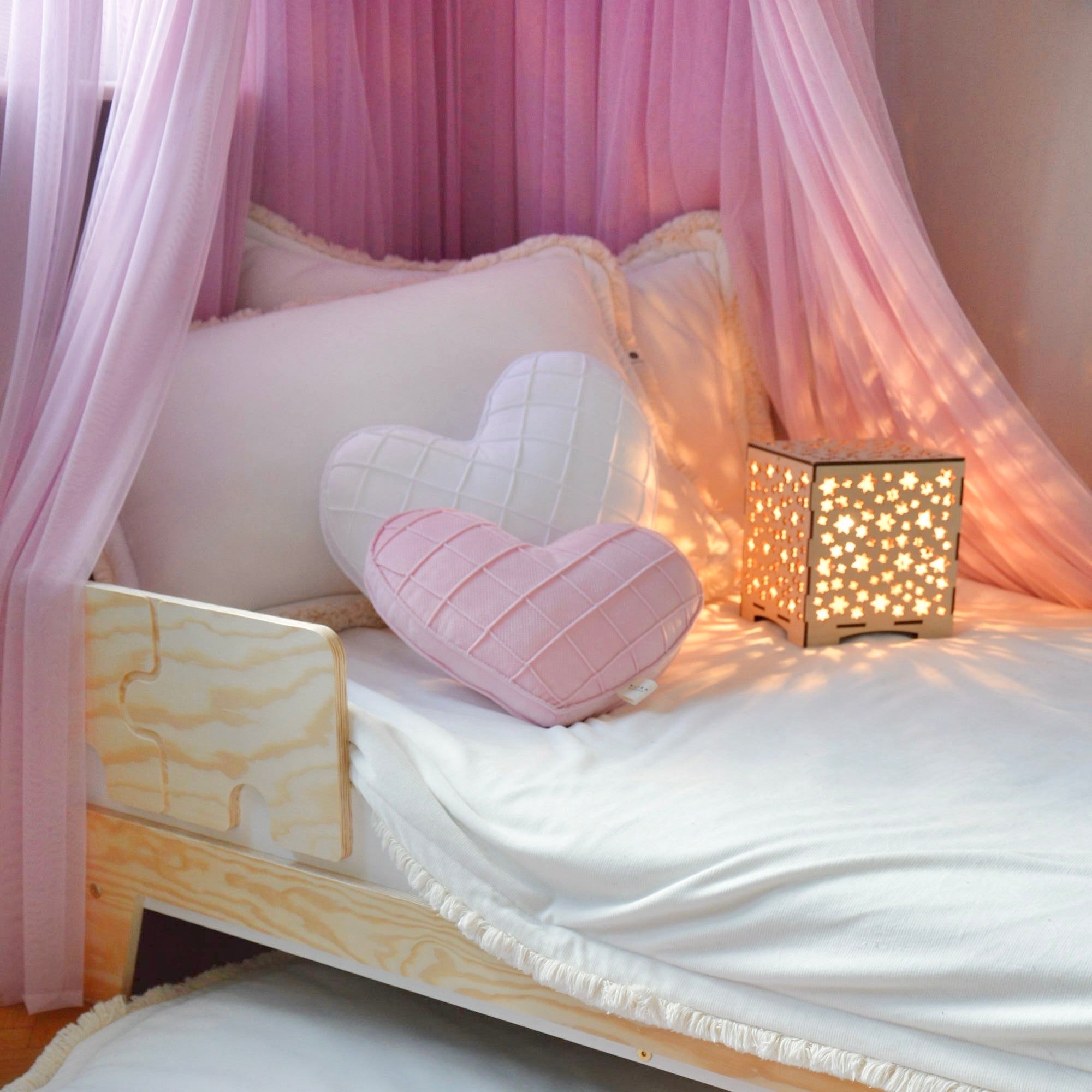 Dekokissen Herz gesteppt | Samt