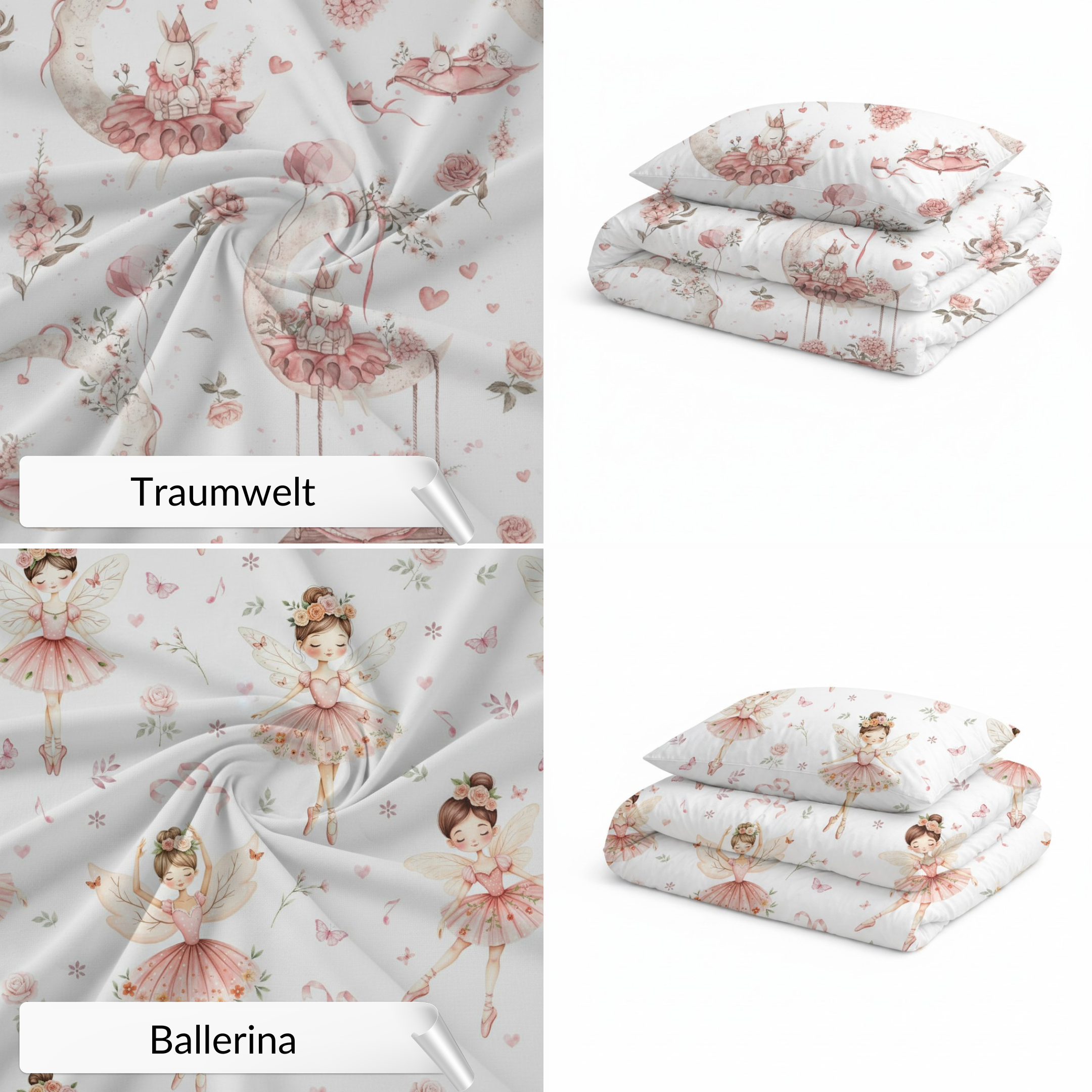 Kinderschlafsack Set | Premium Baumwolle & Samt