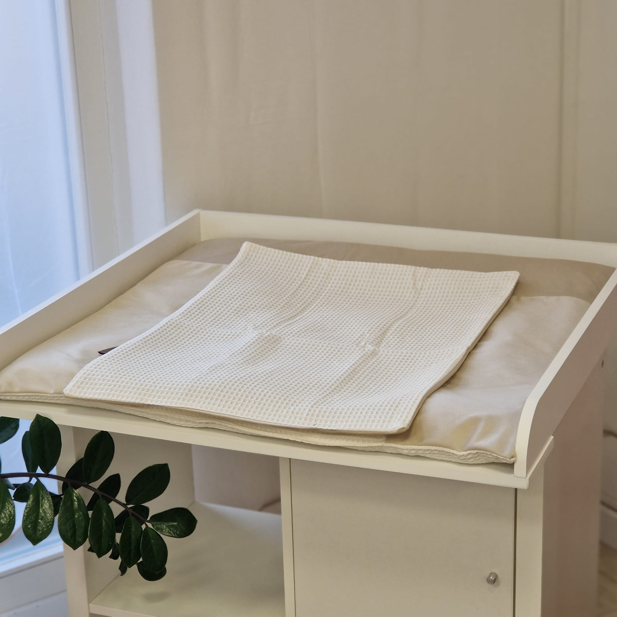 Wickelauflage ROYAL | Waffelpique & Velours