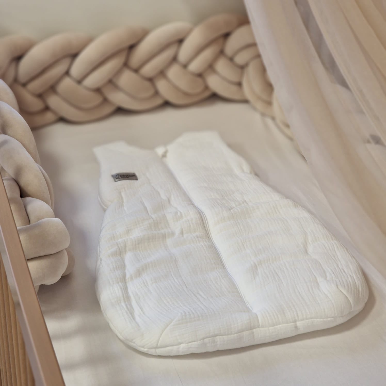 Schlummersack in Birnenform | Musselin