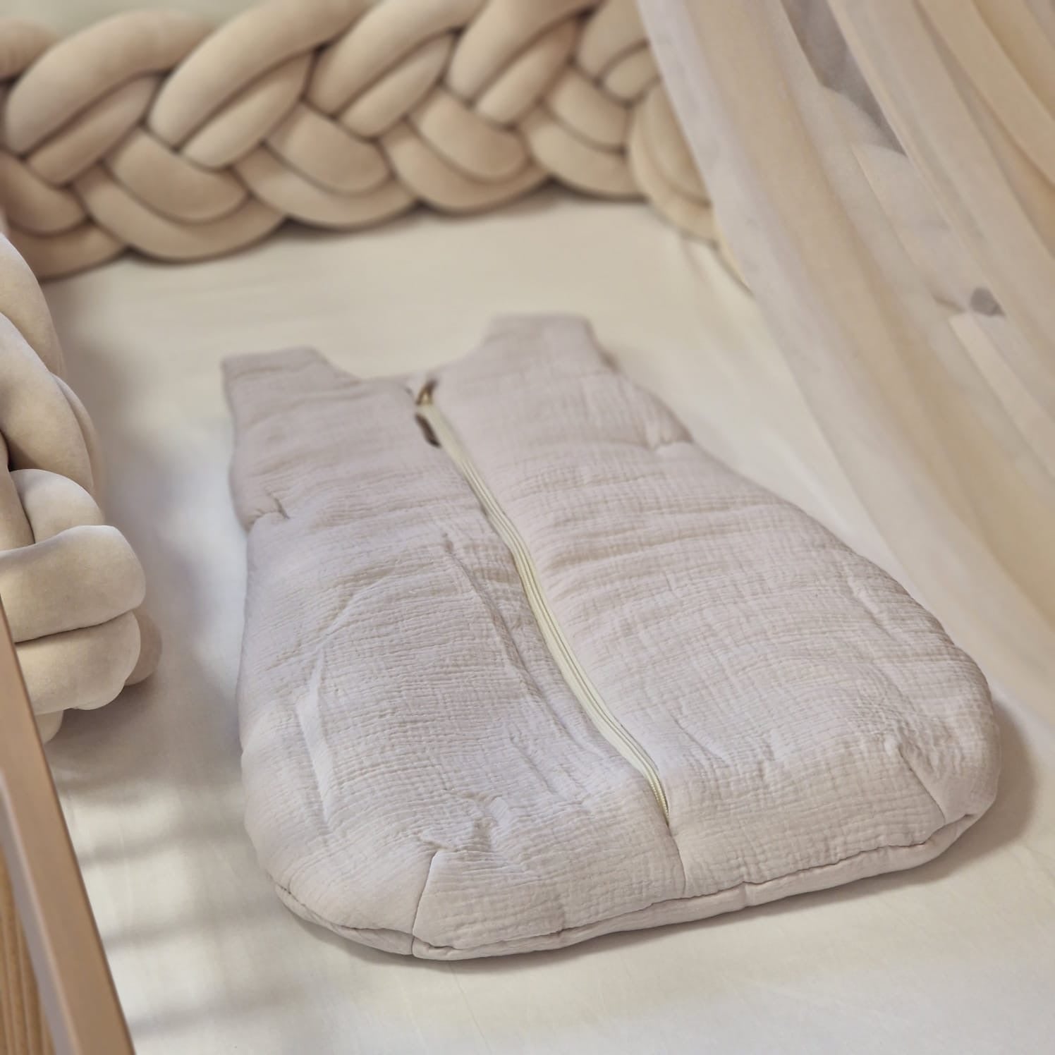 Schlummersack in Birnenform | Musselin