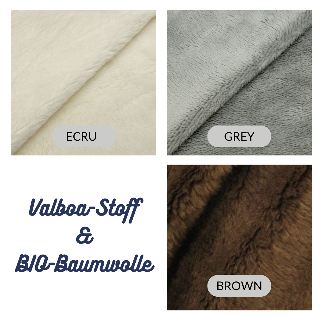 Babyschlafsack VALBOA | Bio-Baumwolle & Valboa