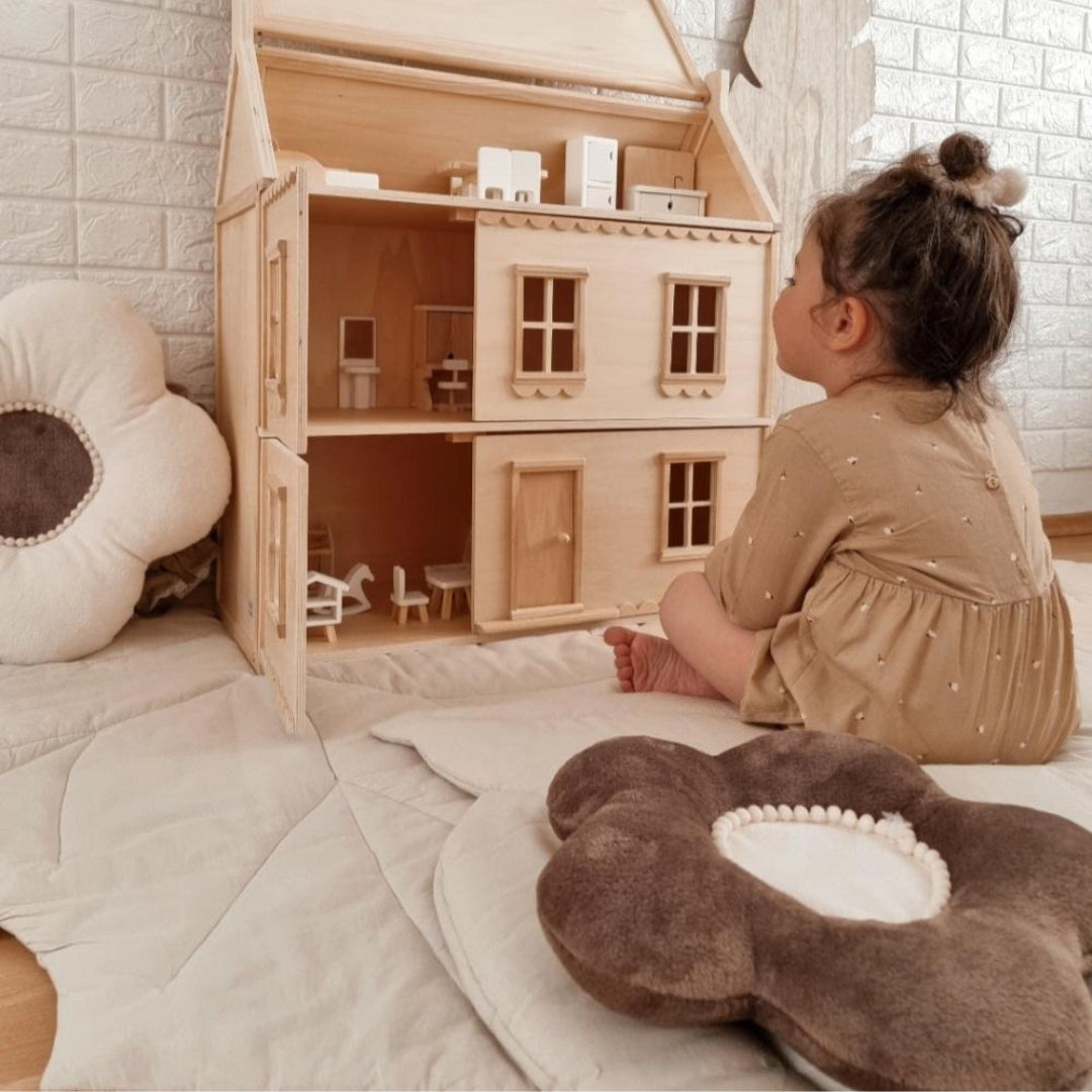 Spielmatte | Krabbeldecke | Dekoration "Apfel" | Baumwolle
