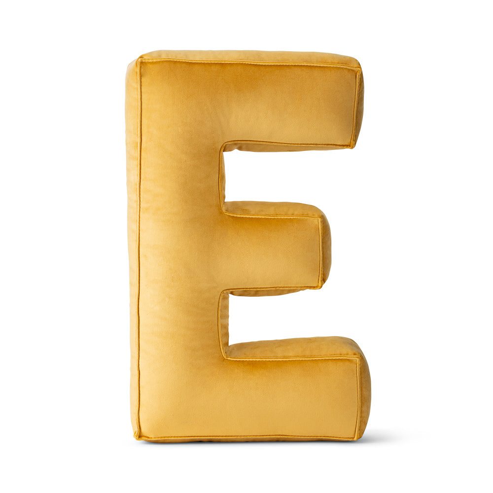 Dekokissen Buchstaben aus Samt