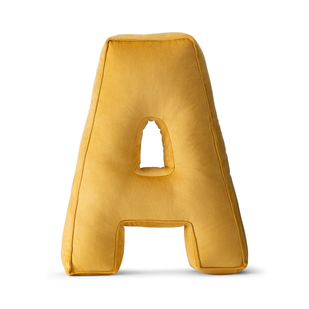 Dekokissen Buchstaben aus Samt