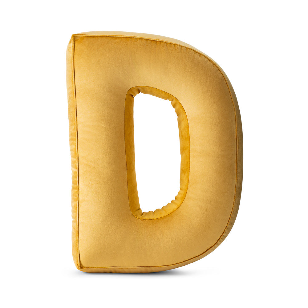 Dekokissen Buchstaben aus Samt