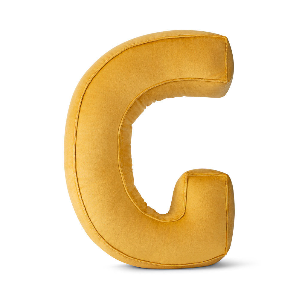 Dekokissen Buchstaben aus Samt