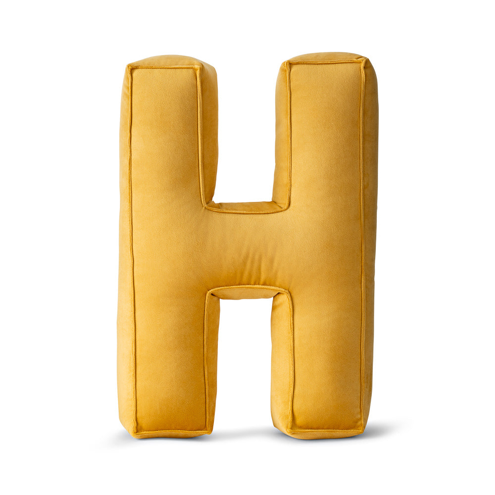 Dekokissen Buchstaben aus Samt