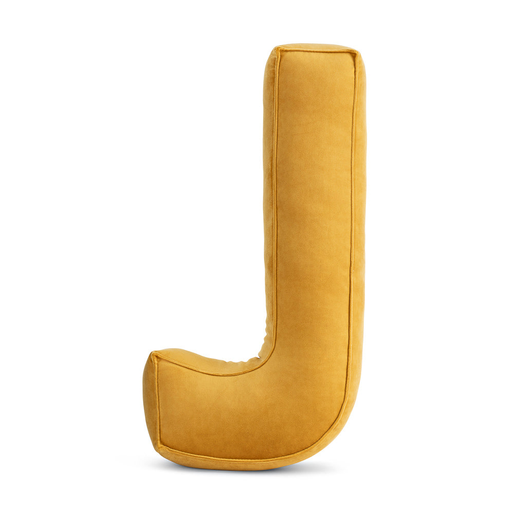 Dekokissen Buchstaben aus Samt