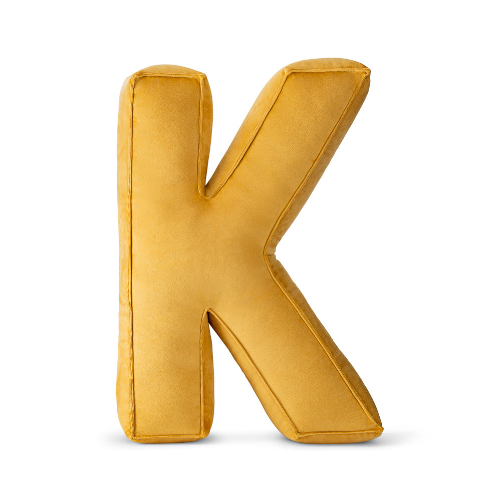 Dekokissen Buchstaben aus Samt
