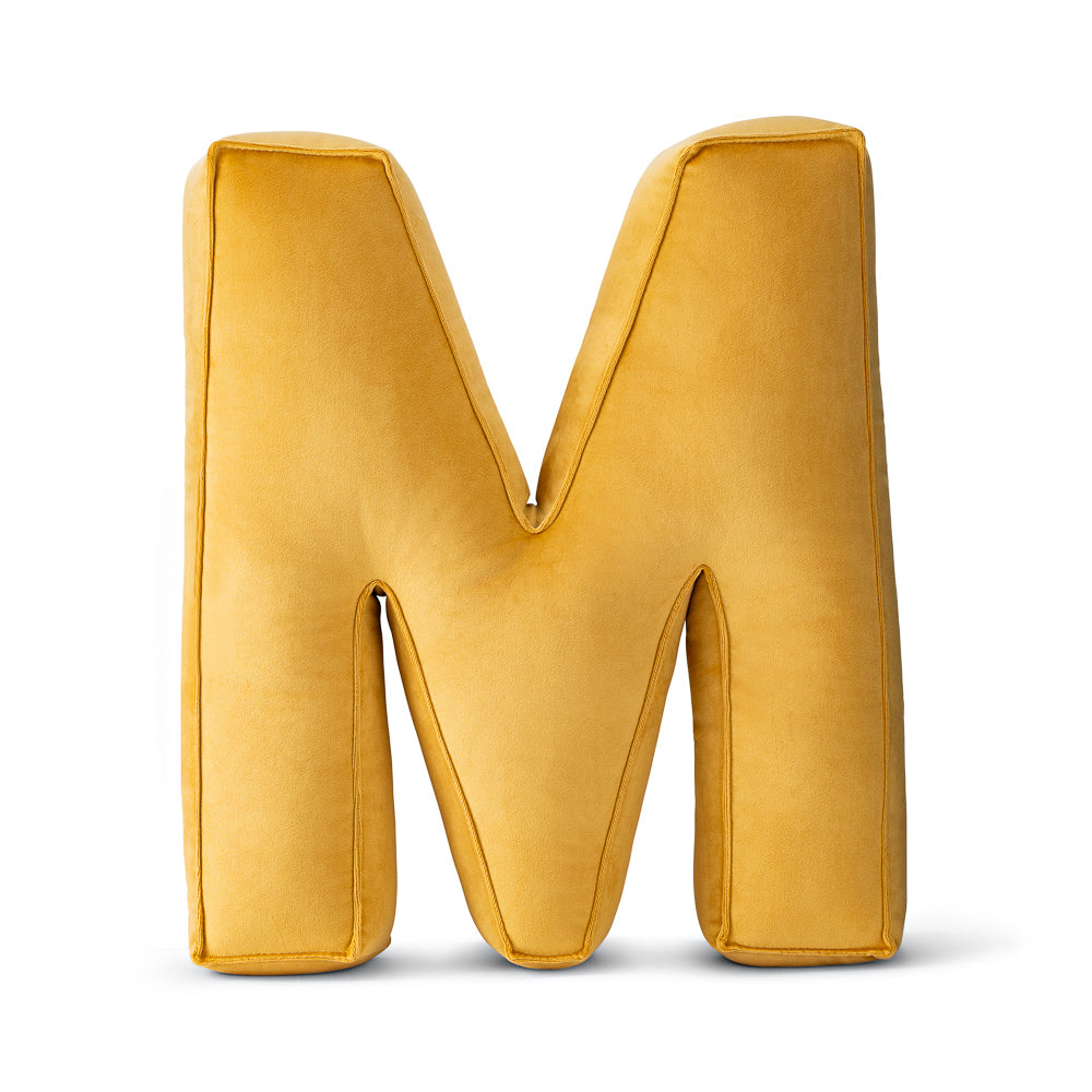 Dekokissen Buchstaben aus Samt