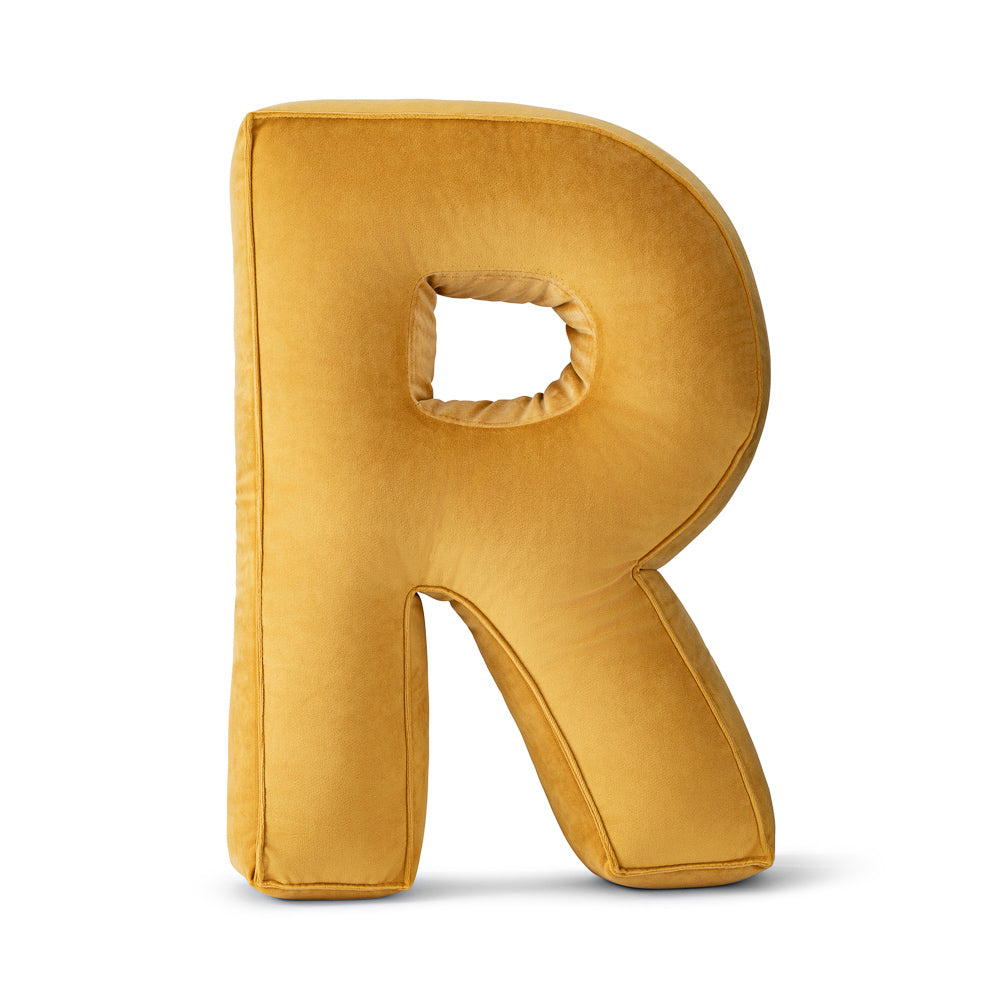 Dekokissen Buchstaben aus Samt