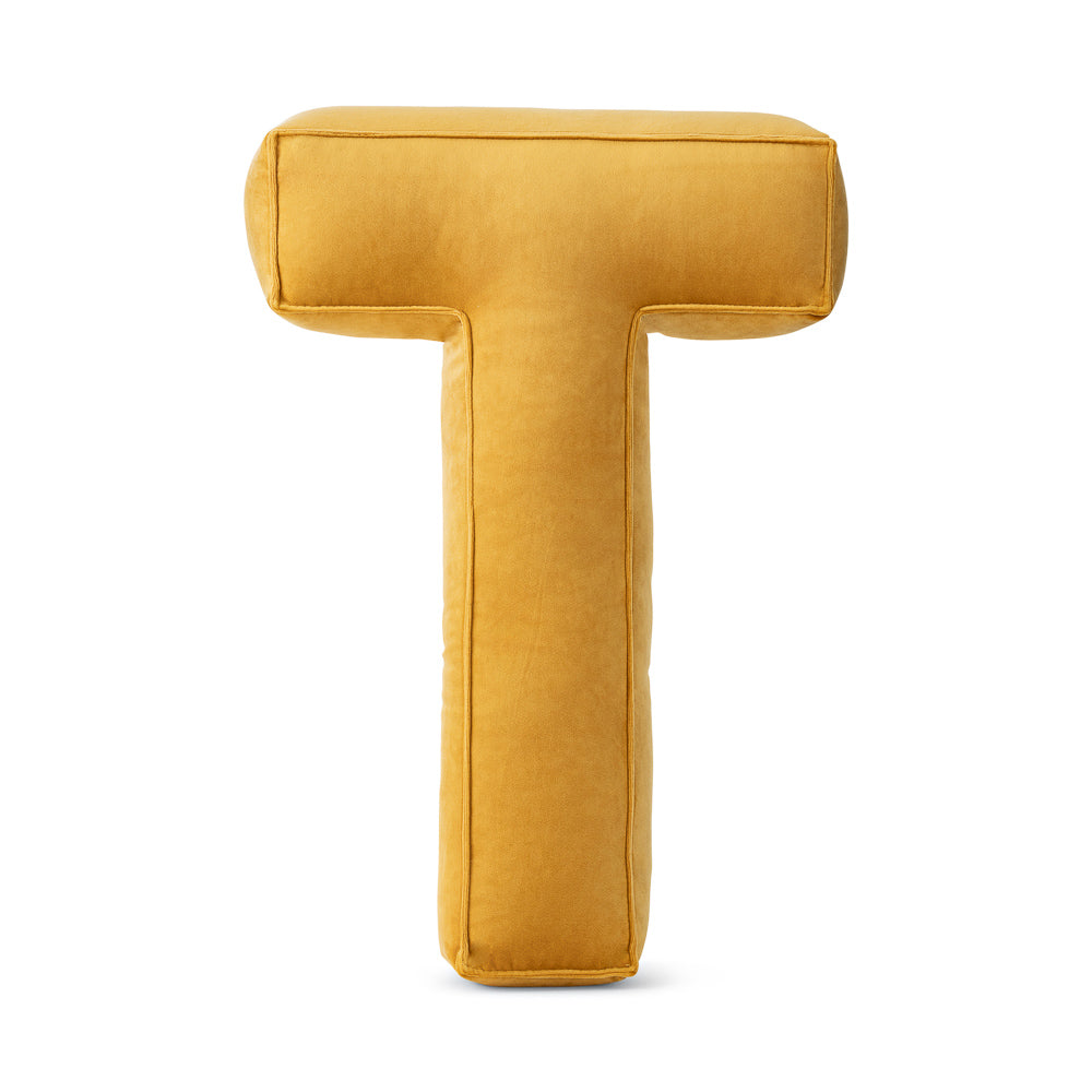 Dekokissen Buchstaben aus Samt