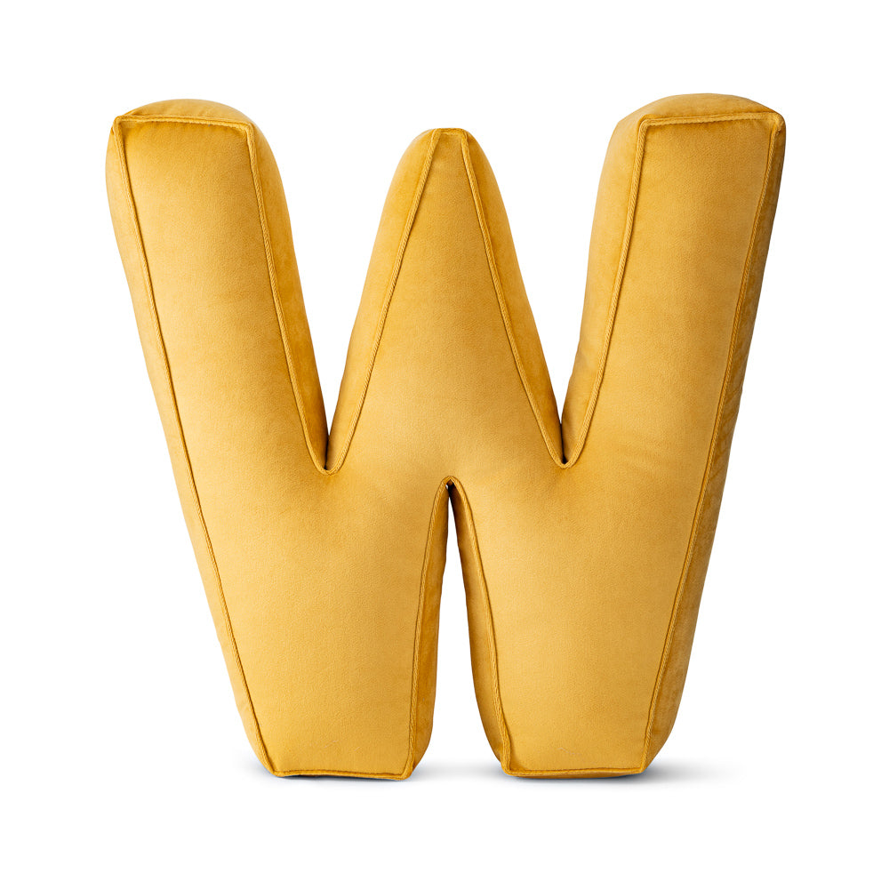 Dekokissen Buchstaben aus Samt