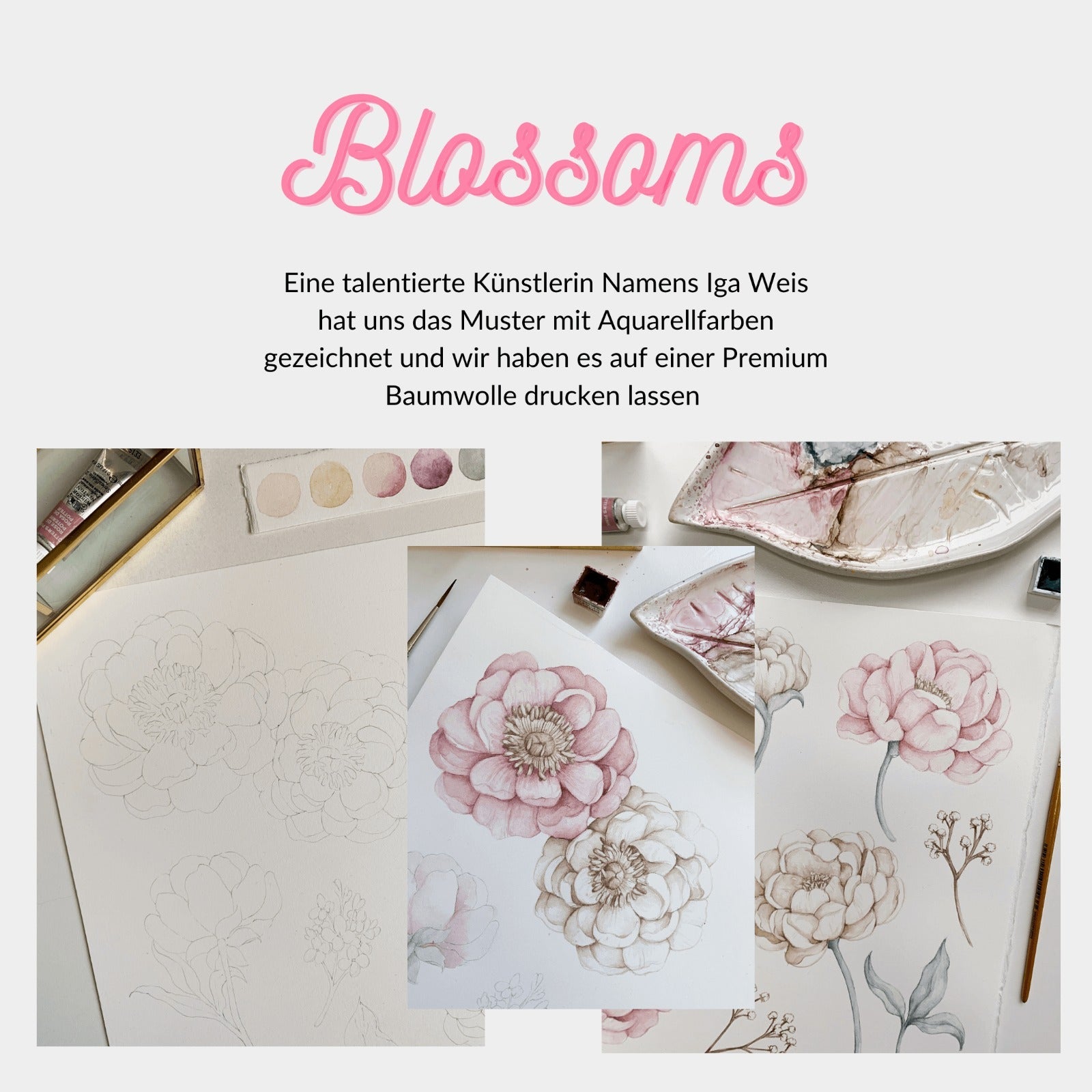 Bettwäsche "cutout" mit Rüschen | Premium Baumwolle | BLOSSOMS