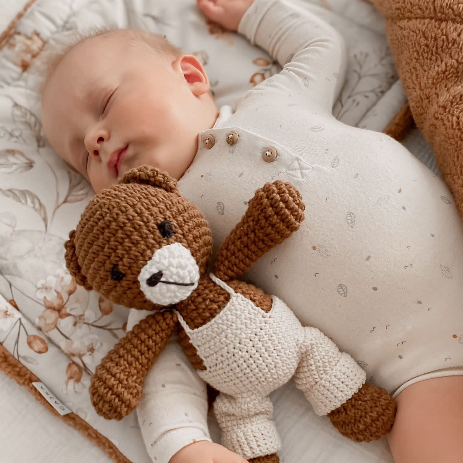 Baby & Kinderdecke FLUFFY TEDDY | Premium Baumwolle & Teddy-Stoff