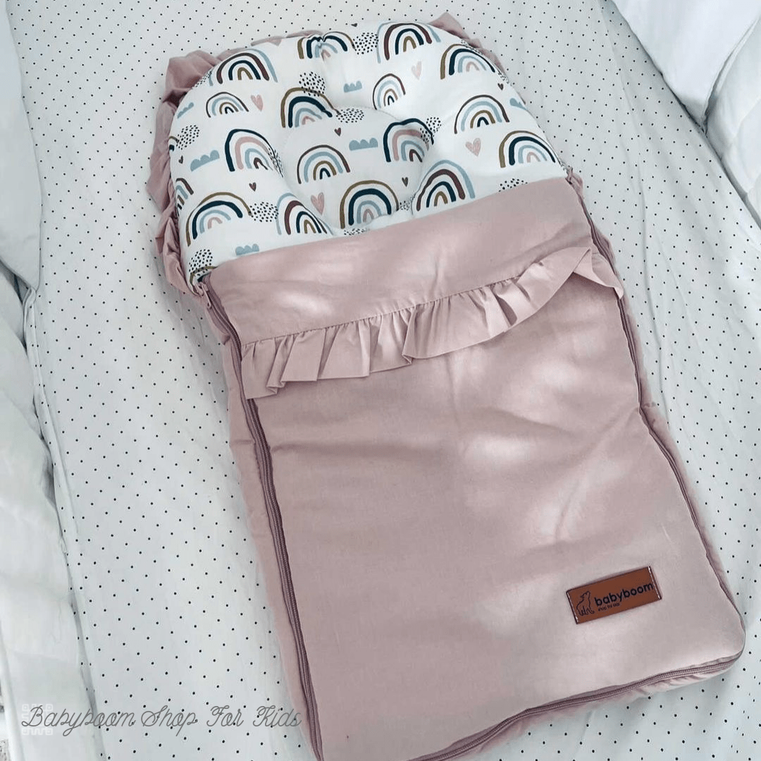 Babyschlafsack mit Rüschen | Premium Baumwolle