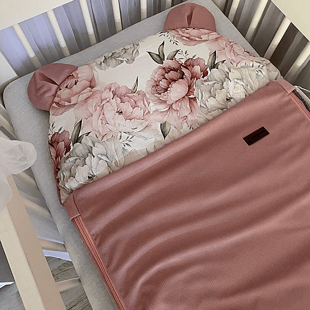 Schlafsack 50x100 cm aus Premium Baumwolle und Samt-Stoff, handmade, babyboom shop for kids