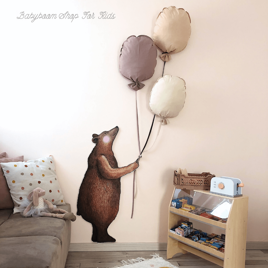 Wanddekoration Ballons aus Baumwolle
