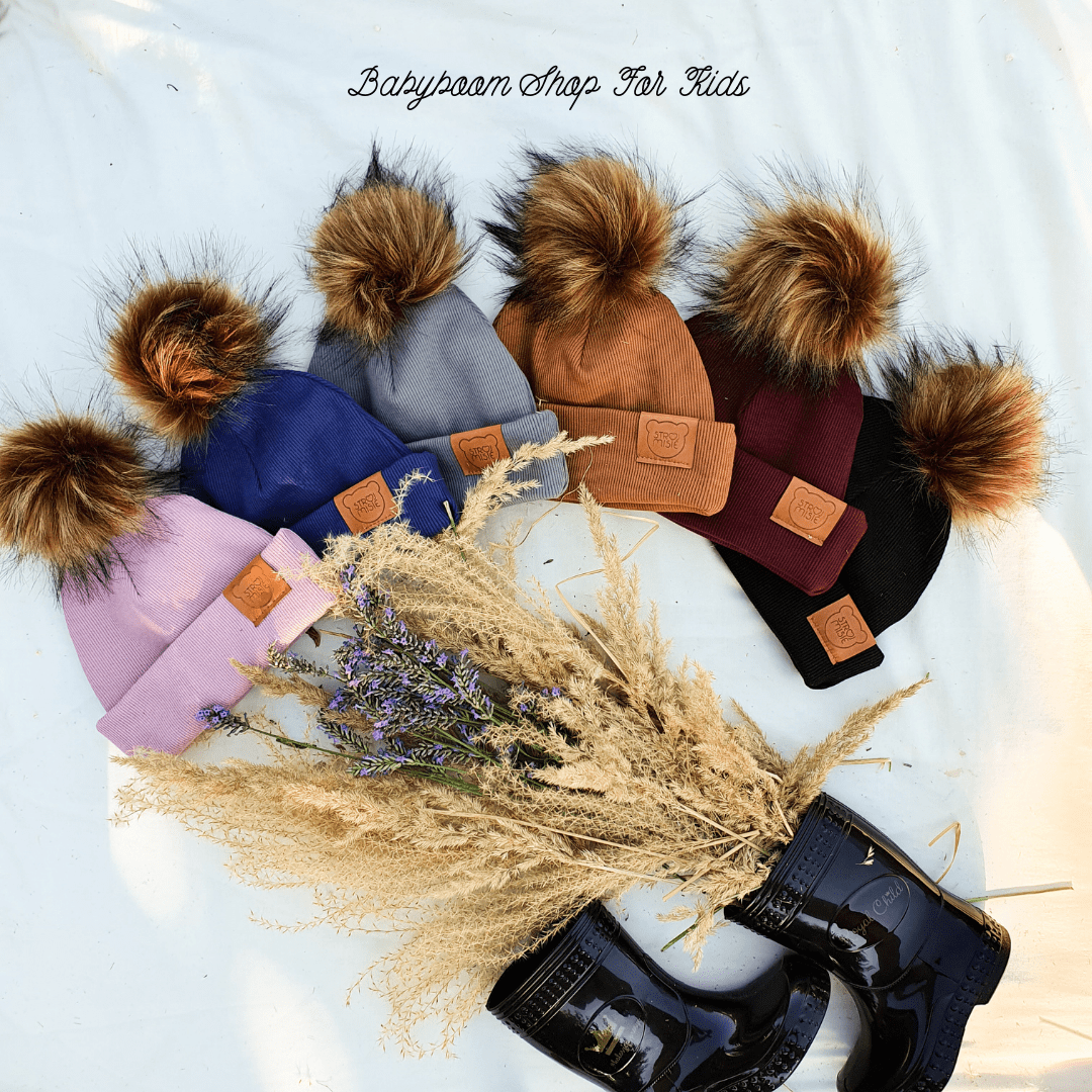 Wintermütze für Kinder und Teenager, handmade, aus Baumwolle