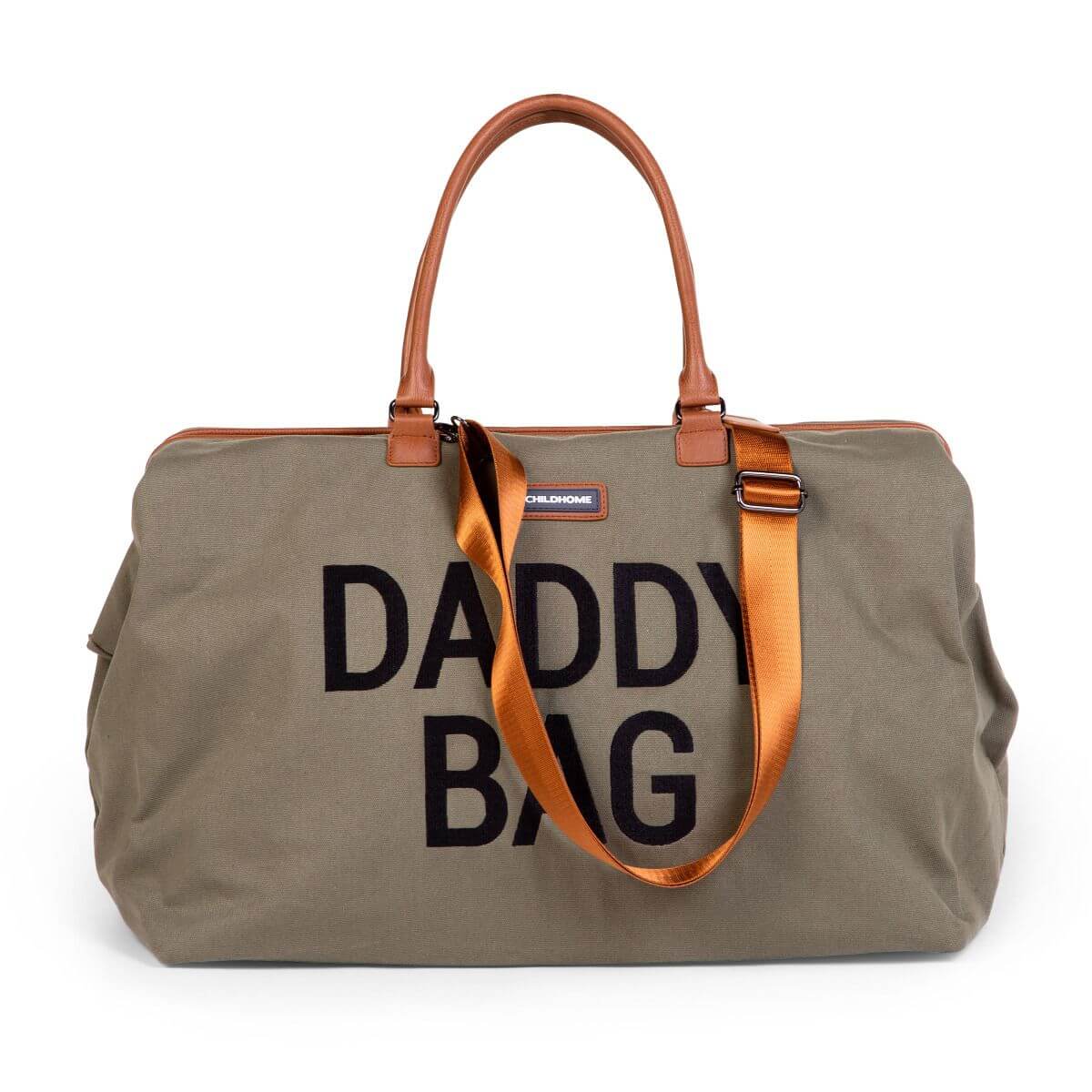 Childhome Daddy Bag & Wickeltasche - Canvas - khaki